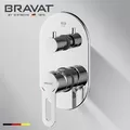 Bộ điều chỉnh nhiệt độ sen tắm Bravat PB8353387CP-2A-ENG