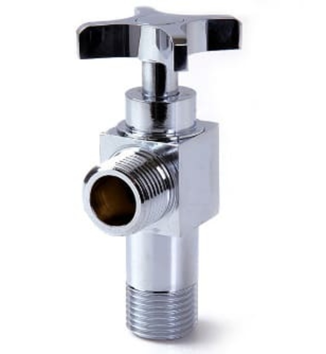 Van góc chia nước bồn cầu Bravat D505C-ENG