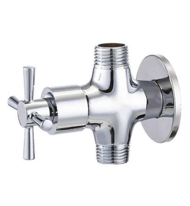 Van góc chia nước bồn cầu Bravat D521CP-ENG