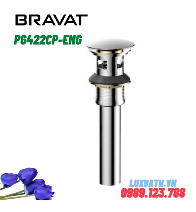 Đầu xi phông nhấn Bravat P6422CP-ENG