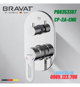 Bộ điều chỉnh nhiệt độ sen tắm Bravat PB8353387CP-2A-ENG