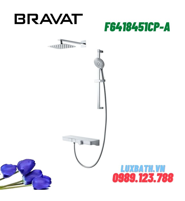 Sen tắm cây đứng nóng lạnh Bravat F6418451CP-A