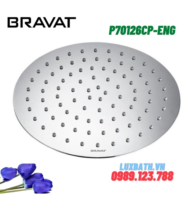 Bát sen tắm gắn trần cao cấp Bravat P70126CP-ENG