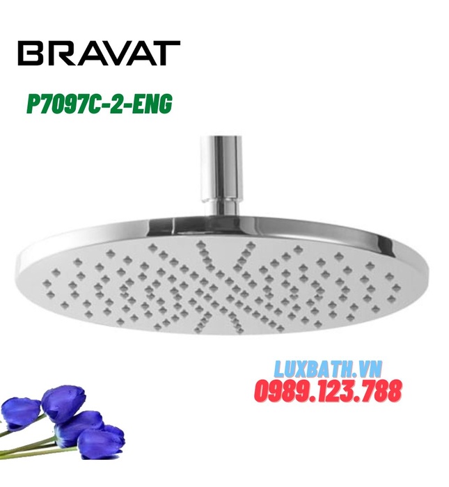 Bát sen tắm gắn trần cao cấp Bravat P7097C-2-ENG