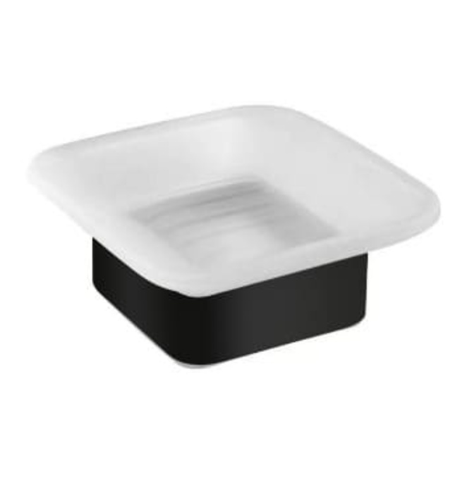 Đĩa đựng xà phòng cao câp Bravat D7804BW-ENG