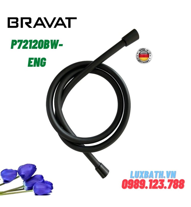 Dây sen nhựa đen cao cấp Bravat P72120BW-ENG
