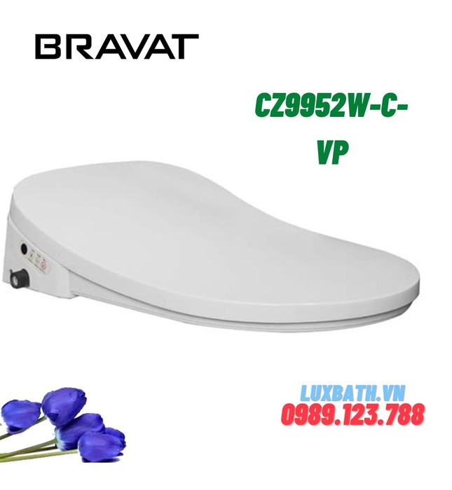 Nắp bồn cầu điện tử cao cấp Bravat CZ9952W-C-VP