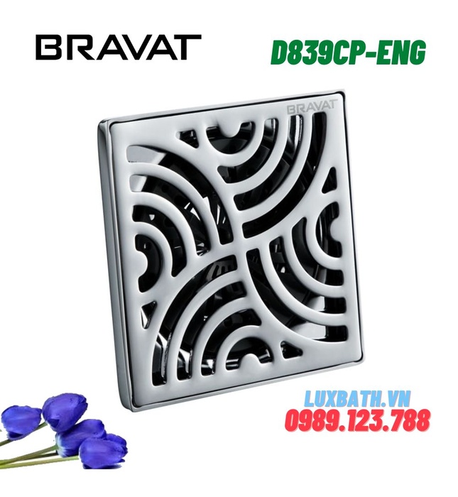 Phểu Thoát Sàn cao cấp Bravat D839CP-ENG