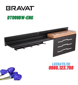 Kệ để đồ treo tường cao cấp Bravat DT099BW-ENG