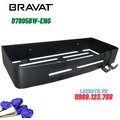 Kệ để đồ treo tường cao cấp Bravat D7805BW-ENG