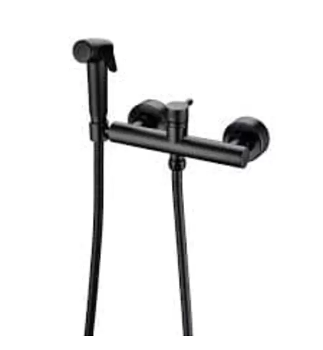 Vòi xịt vệ sinh kết hợp máy trộn cao cấp Bravat D9141BW-RUS