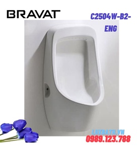 Bồn tiểu nam treo tường cao cấp Bravat C2504W-B2-ENG