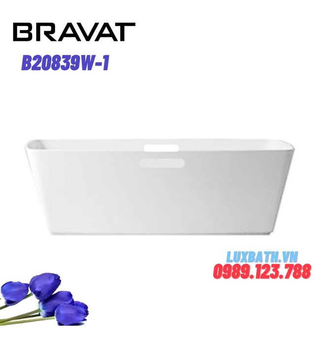 Bồn tắm nằm cao cấp BRAVAT B20839W-1