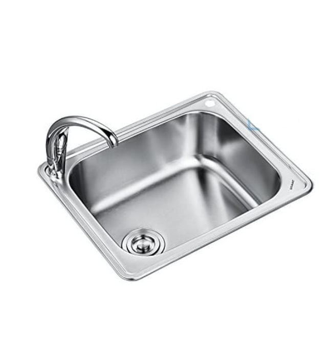 Chậu rửa bát 1 hố SS 304 Bravat K115801E