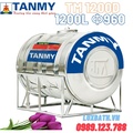Bồn Nước Inox Tân Mỹ 1200L Ngang TM 1200N
