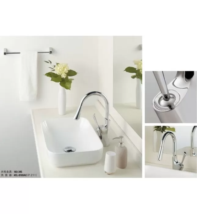 Vòi Lavabo Nóng Lạnh Thân Cao Kakudai 183-346