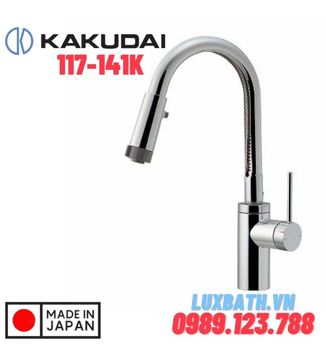 Vòi Rửa Bát Nóng Lạnh Nhật Bản Kakudai 117-141K