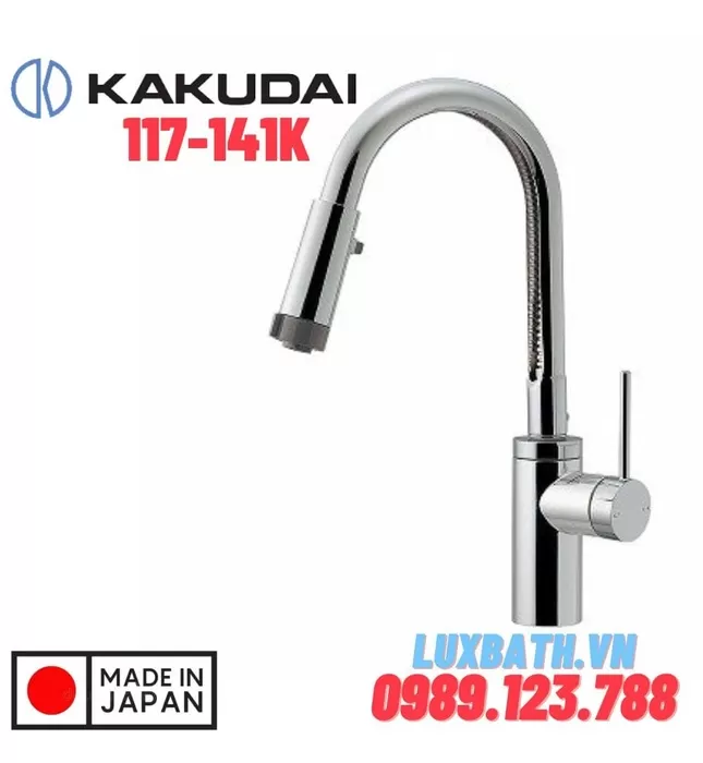 Vòi Rửa Bát Nóng Lạnh Nhật Bản Kakudai 117-141K