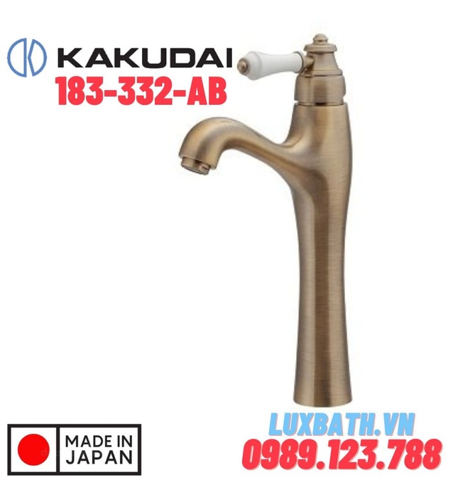 Vòi Chậu Rửa Mặt Nhật Bản Kakudai 183-332-AB