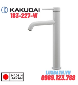 Vòi Chậu Rửa Mặt Nhật Bản Màu Trắng Kakudai 183-227-W