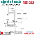 Vòi Lavabo Nóng Lạnh Thân Cao Kakudai 183-272