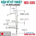 Vòi Lavabo Nóng Lạnh Thân Cao Kakudai 183-325