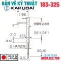 Vòi Chậu Rửa Mặt Nhật Bản Kakudai 183-326