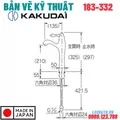 Vòi Lavabo Nóng Lạnh Thân Cao Kakudai 183-332