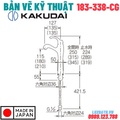 Vòi Chậu Rửa Mặt Nhật Bản Kakudai 183-338-CG