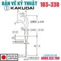 Vòi Chậu Rửa Mặt Nhật Bản Kakudai 183-338