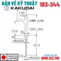 Vòi Lavabo Nóng Lạnh Thân Cao Kakudai 183-344