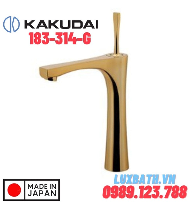 Vòi Chậu Rửa Mặt Nhật Bản Kakudai 183-314-G