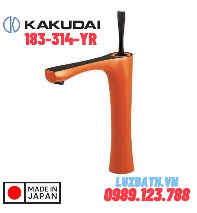 Vòi Lavabo Nóng Lạnh Thân Cao Kakudai 183-314-YR
