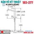 Vòi Chậu Rửa Mặt Nhật Bản Kakudai 183-277