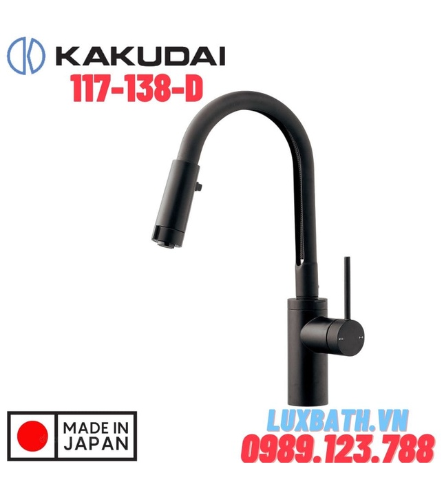 Vòi Rửa Bát Nóng Lạnh Nhật Bản Kakudai 117-138-D