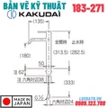 Vòi Chậu Rửa Mặt Nhật Bản Kakudai 183-271