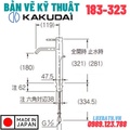 Vòi Chậu Rửa Mặt Nhật Bản Kakudai 183-323