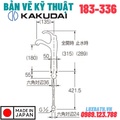 Vòi Chậu Rửa Mặt Nhật Bản Kakudai 183-336-CG