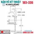 Vòi Lavabo Nóng Lạnh Kakudai 183-336-CG