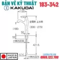 Vòi Lavabo Nóng Lạnh Kakudai 183-342