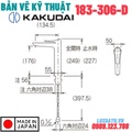 Vòi Chậu Rửa Mặt Nhật Bản Kakudai 183-306-D