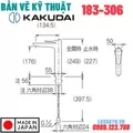 Vòi Lavabo Nóng Lạnh Kakudai 183-306