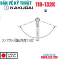 Vòi Rửa Bát Nóng Lạnh Nhật Bản Kakudai 118-132K