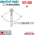Vòi Rửa Bát Nóng Lạnh Nhật Bản Kakudai 117-129