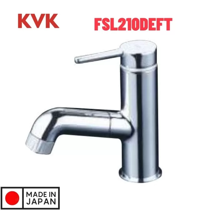 Vòi Lavabo Nóng Lạnh Dây Rút KVK FSL210DEFT