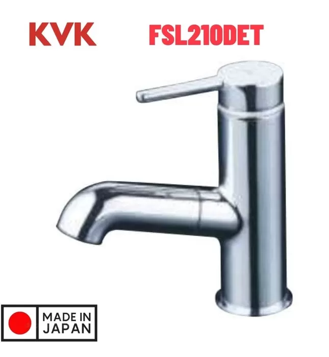 Vòi Lavabo Nóng Lạnh Dây Rút KVK FSL210DET