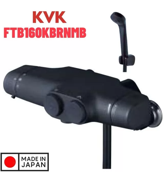 Sen Tắm Nhiệt Độ KVK FTB160KBRNMB Màu Đen Nội Địa Nhật Bản