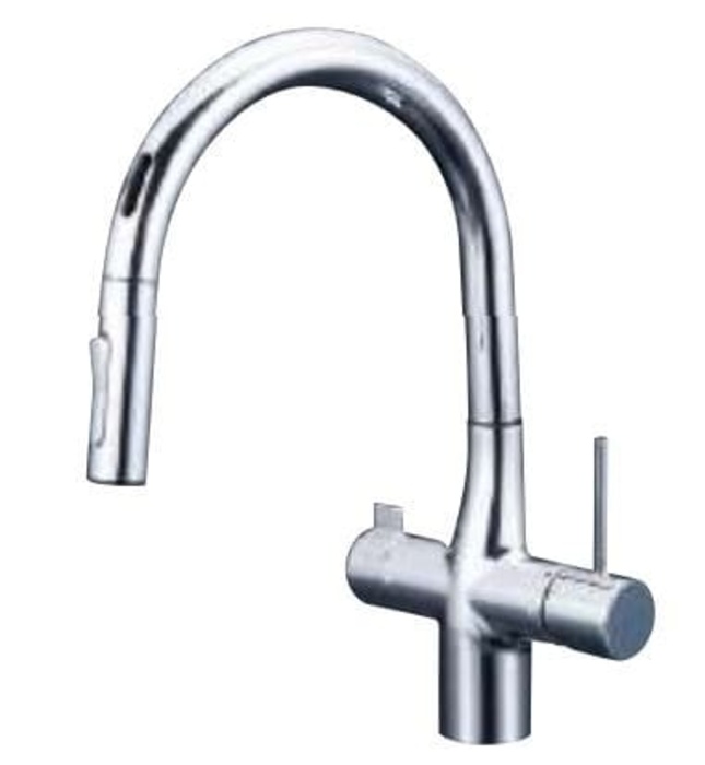 Vòi Rửa Bát Lõi Lọc Cảm Ứng Nhật Bản Nội Địa KVK KM6091EC Dùng Điện