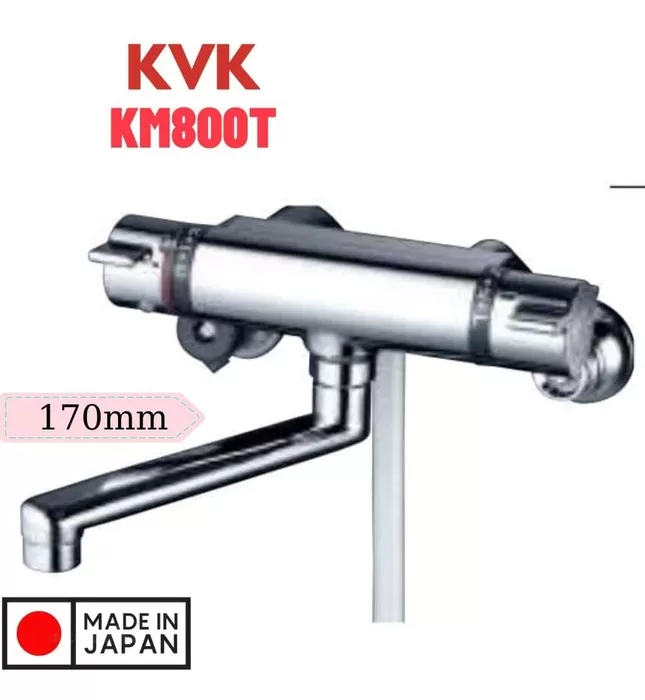Vòi Xả Bồn Tắm Nhiệt Độ KVK KM800T Nội Địa Nhật Bản