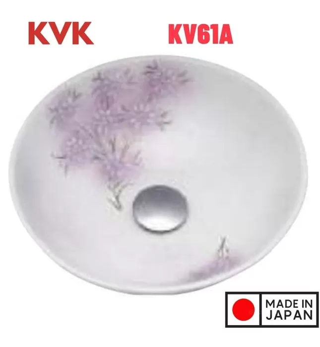 Chậu Lavabo Dương Bàn Nghệ Thuật KVK KV61A Nhật Bản